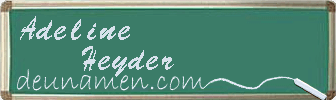 Adeline Heyder Visitenkarte